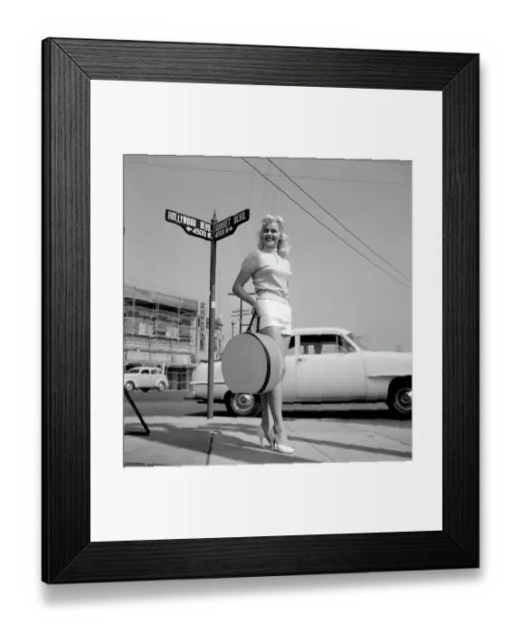 Framed Print : Joyce Johnson In Los Angeles Framed Print : Joyce Johnson In Los Angeles