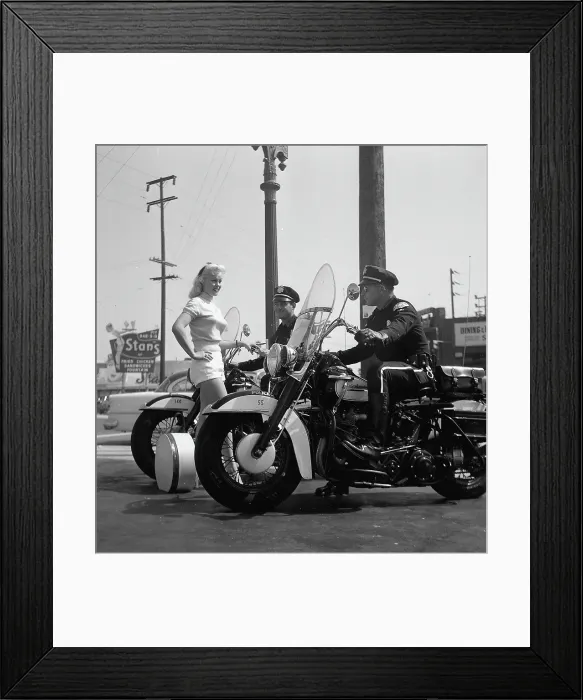 Framed Print : Joyce Johnson In Los Angeles Framed Print : Joyce Johnson In Los Angeles