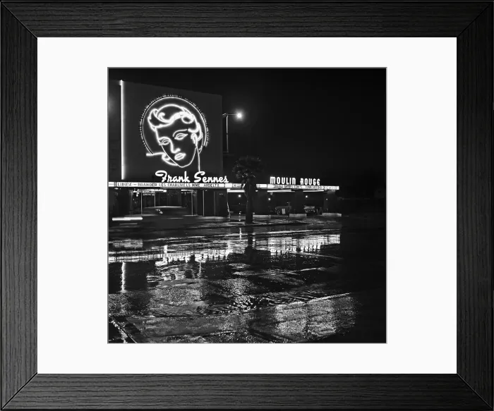 Framed Print : Los Angeles In The Rain Framed Print : Los Angeles In The Rain