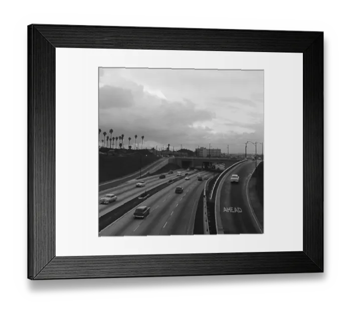 Framed Print : Los Angeles In The 1950's Framed Print : Los Angeles In The 1950's
