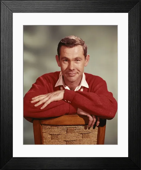 Framed Print : Johnny Carson Portrait Framed Print : Johnny Carson Portrait