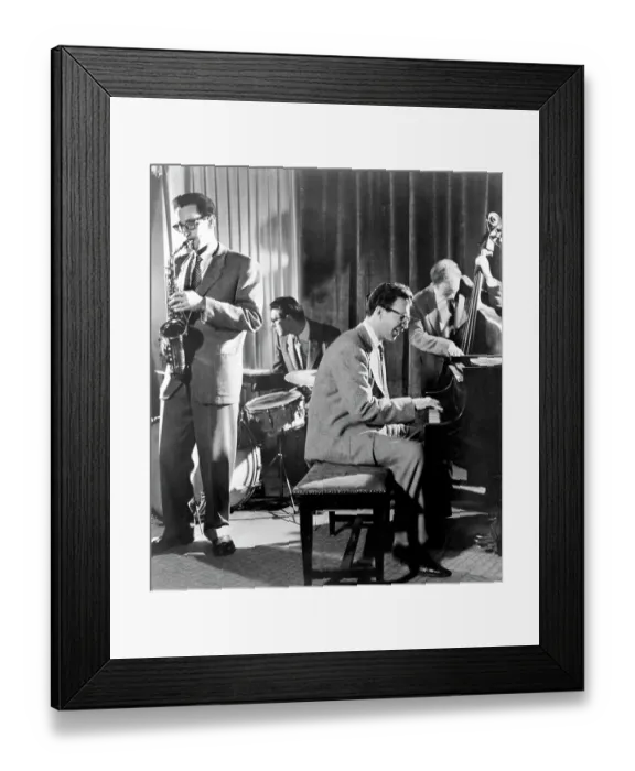 Framed Print : Dave Brubeck Quartet Performing Framed Print : Dave Brubeck Quartet Performing