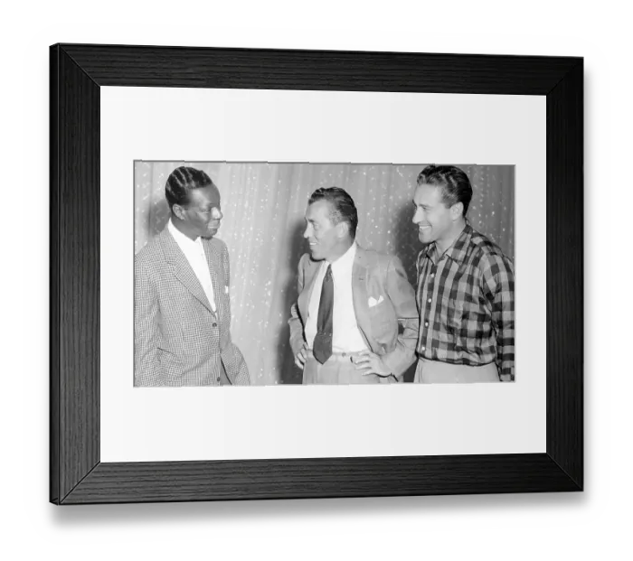 Framed Print : Nat King Cole & Ed Sullivan Framed Print : Nat King Cole & Ed Sullivan