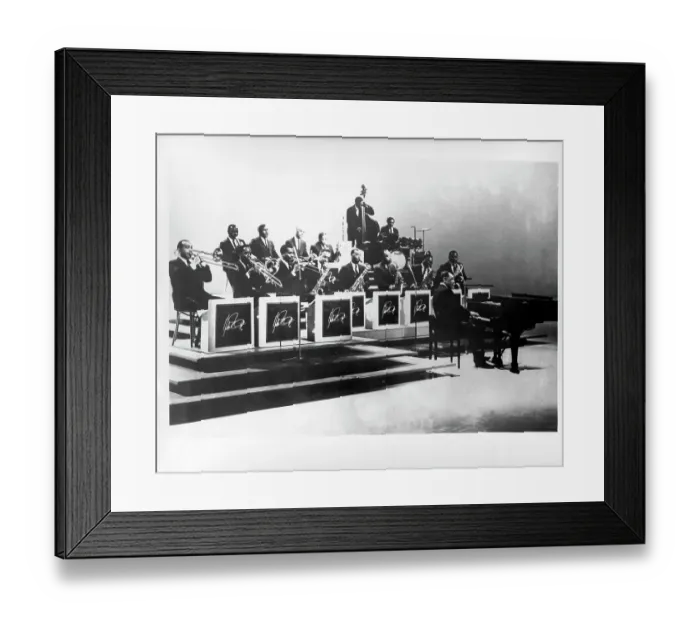 Framed Print : Duke Ellington Orchestra Performing Framed Print : Duke Ellington Orchestra Performing