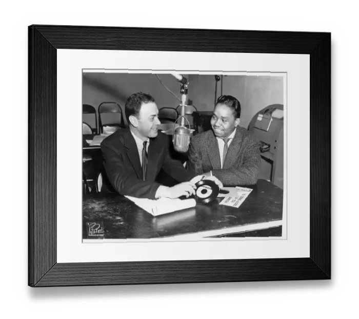 Framed Print : Dean Barlow And Alan Freed