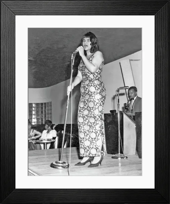 Framed Print : Etta James Performing