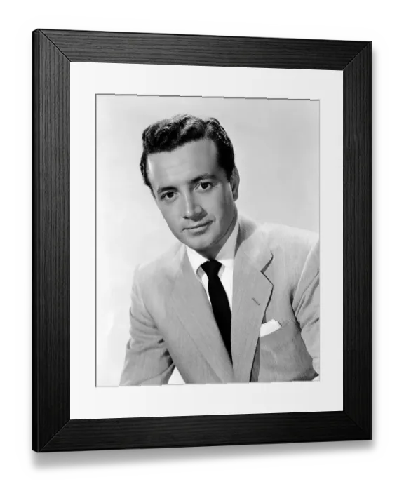 Framed Print : Vic Damone Portrait Session Framed Print : Vic Damone Portrait Session