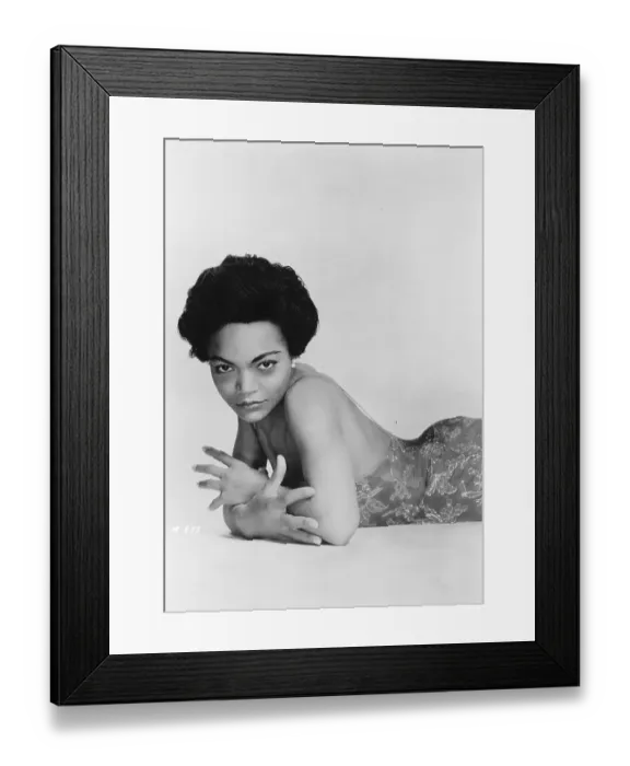 Framed Print : Eartha Kitt Portrait Framed Print : Eartha Kitt Portrait