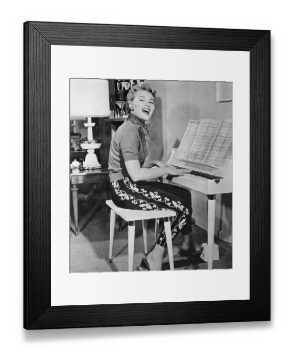 Framed Print : Patti Page At Home Framed Print : Patti Page At Home