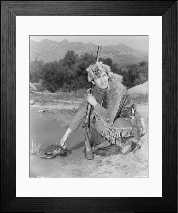 Framed Print : Fess Parker Framed Print : Fess Parker