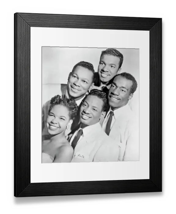 Framed Print : The Platters Portrait Framed Print : The Platters Portrait