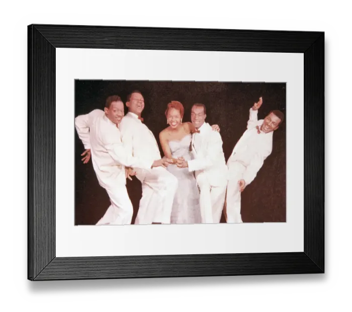 Framed Print : The Platters Performing Framed Print : The Platters Performing