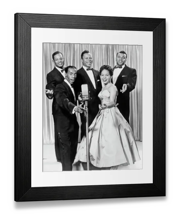 Framed Print : The Platters Portrait Framed Print : The Platters Portrait