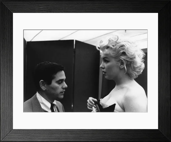 Framed Print : Marilyn Costume Fitting