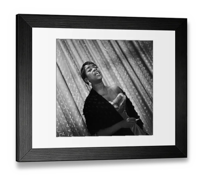 Framed Print : Sarah Vaughan On The Ed Sullivan Show Framed Print : Sarah Vaughan On The Ed Sullivan Show