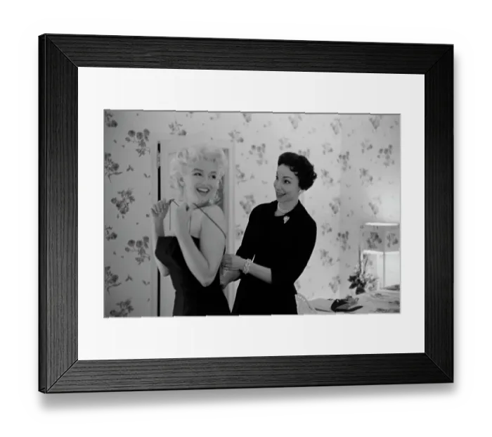 Framed Print : Marilyn Goetz Help Dressing Framed Print : Marilyn Goetz Help Dressing