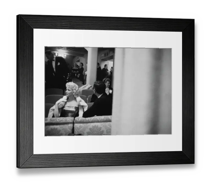 Framed Print : Marilyn at the Morosco Theater Framed Print : Marilyn at the Morosco Theater