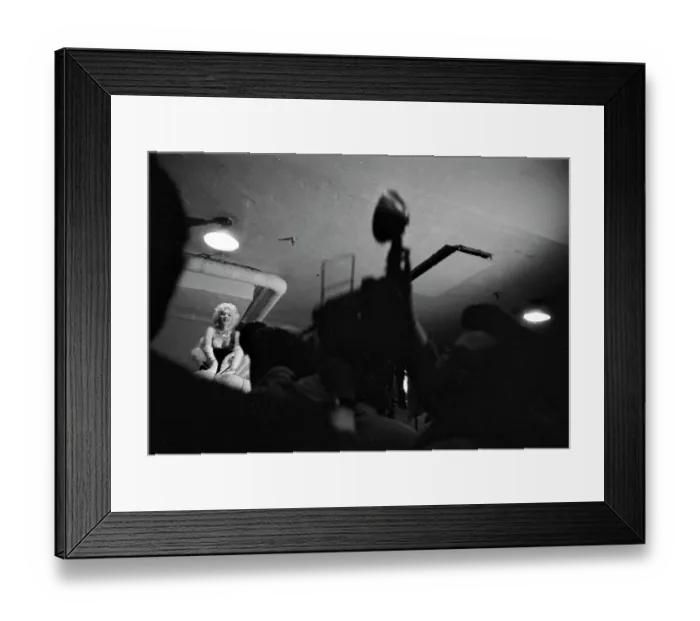 Framed Print : Marilyn Rides A Pink Elephant Framed Print : Marilyn Rides A Pink Elephant