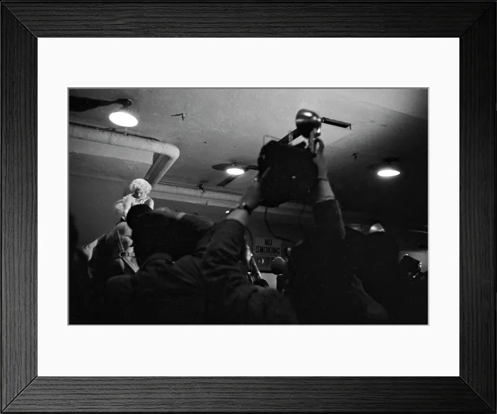 Framed Print : Marilyn Rides A Pink Elephant