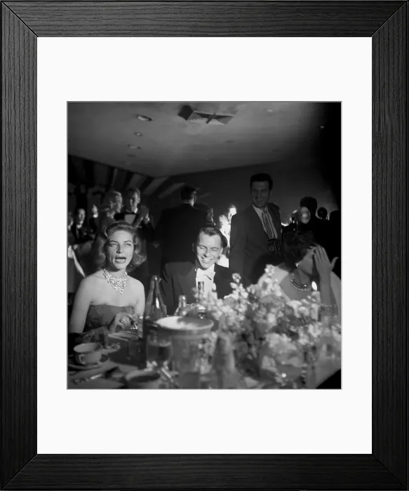 Framed Print : Sinatra And Bacall Framed Print : Sinatra And Bacall
