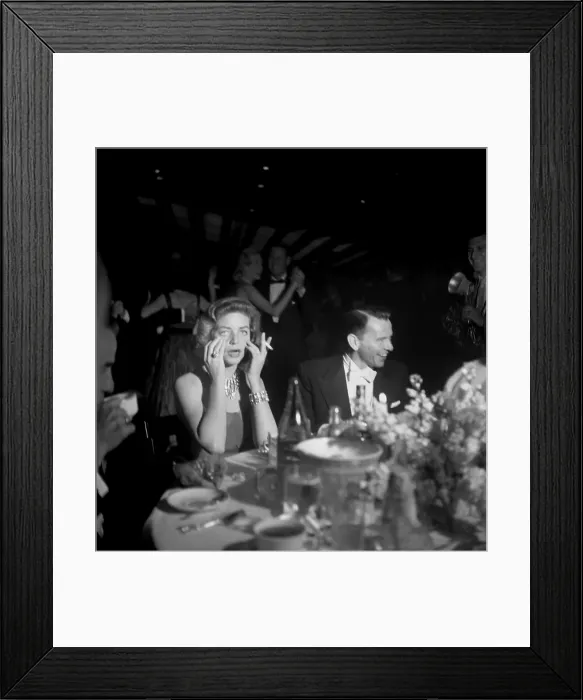 Framed Print : Sinatra And Bacall Framed Print : Sinatra And Bacall