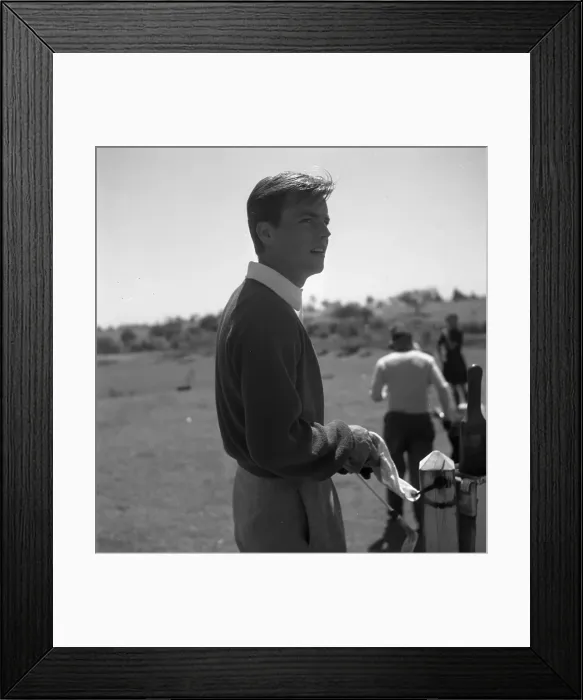 Framed Print : Robert Wagner Playing Golf Framed Print : Robert Wagner Playing Golf