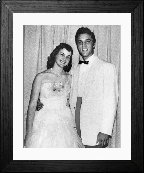 Framed Print : Elvis Presley Attends A Prom Framed Print : Elvis Presley Attends A Prom