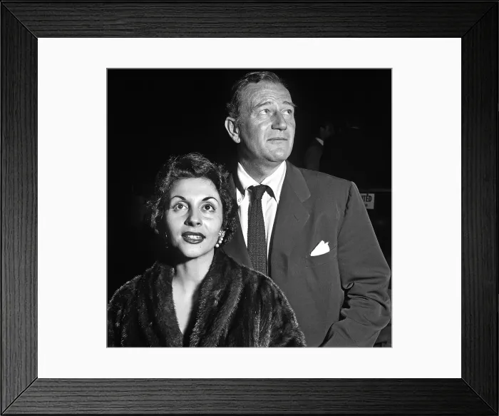 Framed Print : John Wayne On The Town Framed Print : John Wayne On The Town