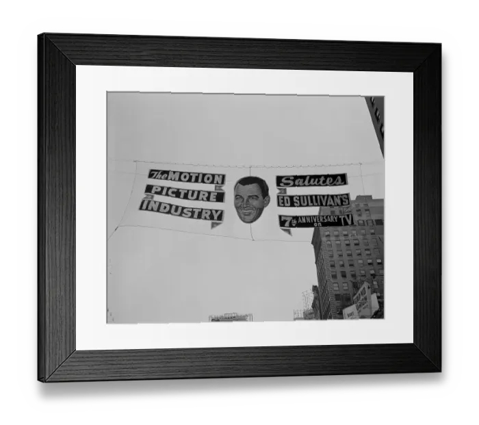 Framed Print : Toast of the Town hosted by Ed Sullivan Framed Print : Toast of the Town hosted by Ed Sullivan