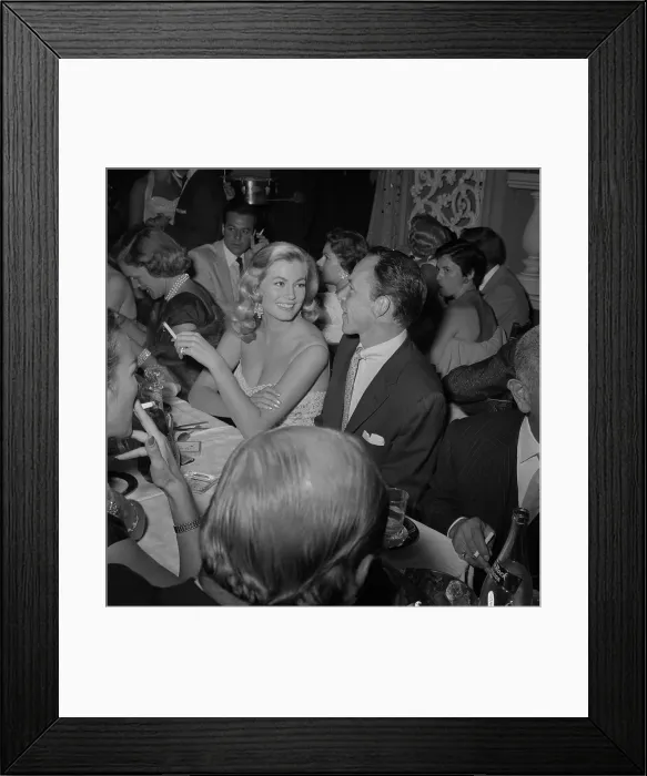 Framed Print : Frank Sinatra And Anita Ekberg Framed Print : Frank Sinatra And Anita Ekberg