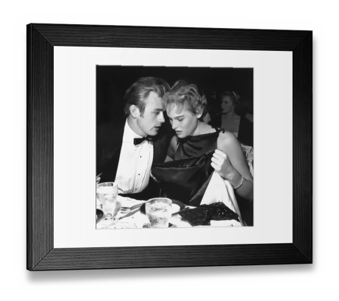 Framed Print : James Dean and Ursula Andress Framed Print : James Dean and Ursula Andress