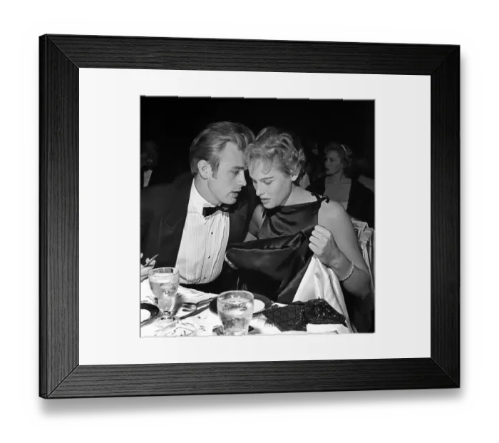 Framed Print : James Dean And Ursula Andress Framed Print : James Dean And Ursula Andress