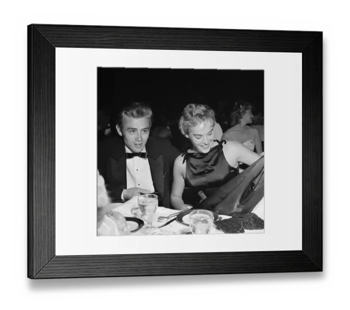 Framed Print : James Dean And Ursula Andress Framed Print : James Dean And Ursula Andress