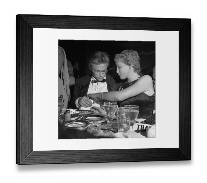 Framed Print : James Dean And Ursula Andress Framed Print : James Dean And Ursula Andress