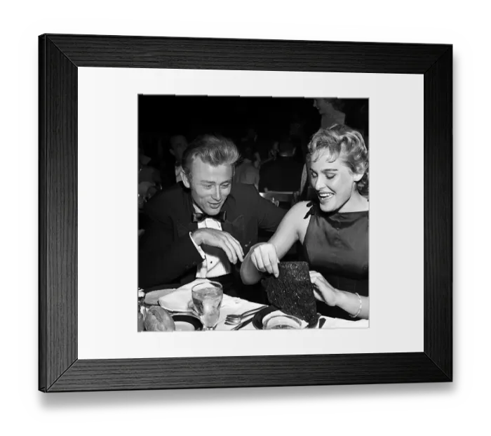Framed Print : James Dean And Ursula Andress Framed Print : James Dean And Ursula Andress