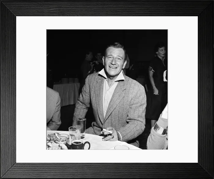 Framed Print : John Wayne On The Town Framed Print : John Wayne On The Town