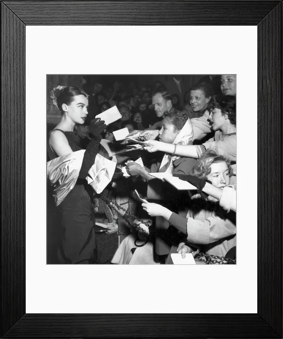 Framed Print : Photo of Leslie Caron Framed Print : Photo of Leslie Caron