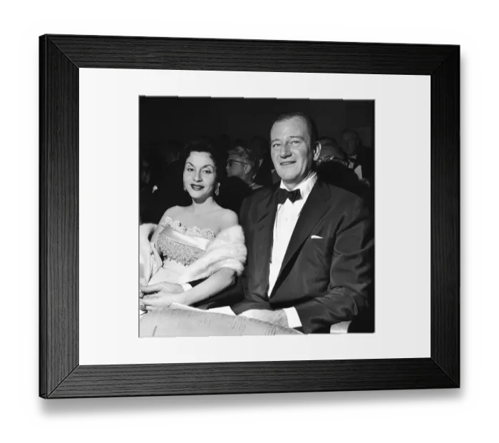 Framed Print : John Wayne On The Town Framed Print : John Wayne On The Town