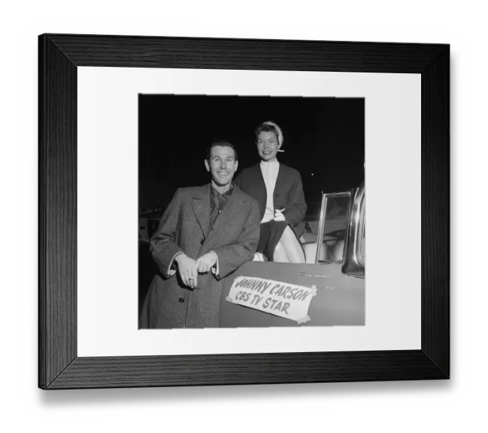Framed Print : Photo of Johnny Carson Framed Print : Photo of Johnny Carson