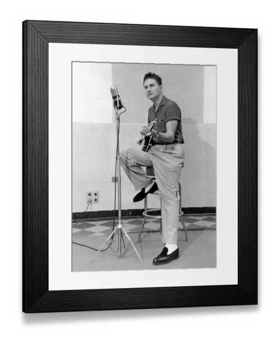 Framed Print : Roy Orbison At Sun Records Framed Print : Roy Orbison At Sun Records
