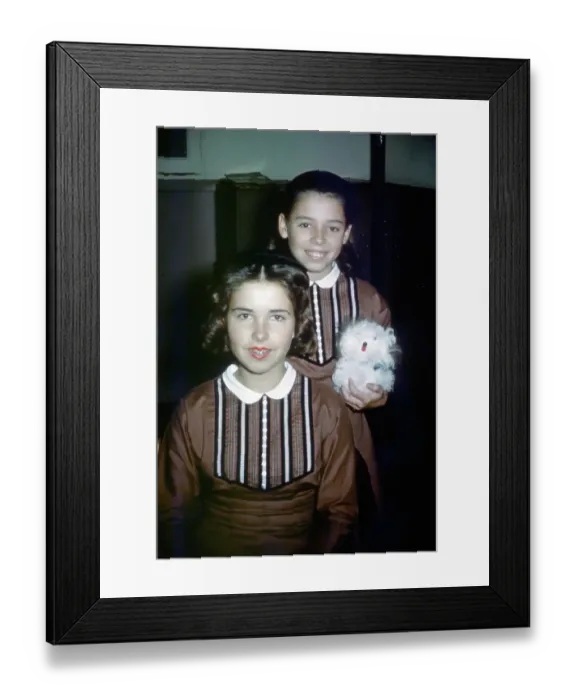 Framed Print : Patience & Prudence Portrait Framed Print : Patience & Prudence Portrait
