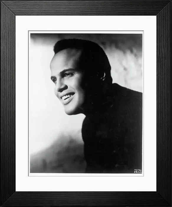 Framed Print : Harry Belafonte Portrait Framed Print : Harry Belafonte Portrait