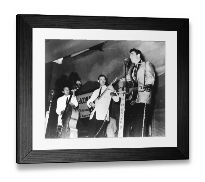 Framed Print : Johnny Cash & The Tennessee Two Framed Print : Johnny Cash & The Tennessee Two