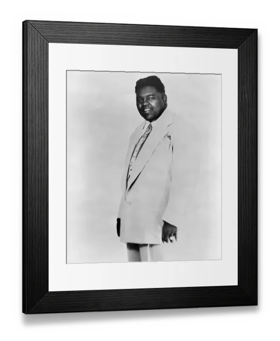 Framed Print : Fats Domino Portrait Framed Print : Fats Domino Portrait