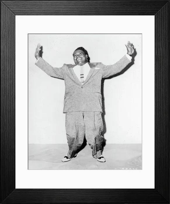 Framed Print : Fats Domino Portrait Framed Print : Fats Domino Portrait