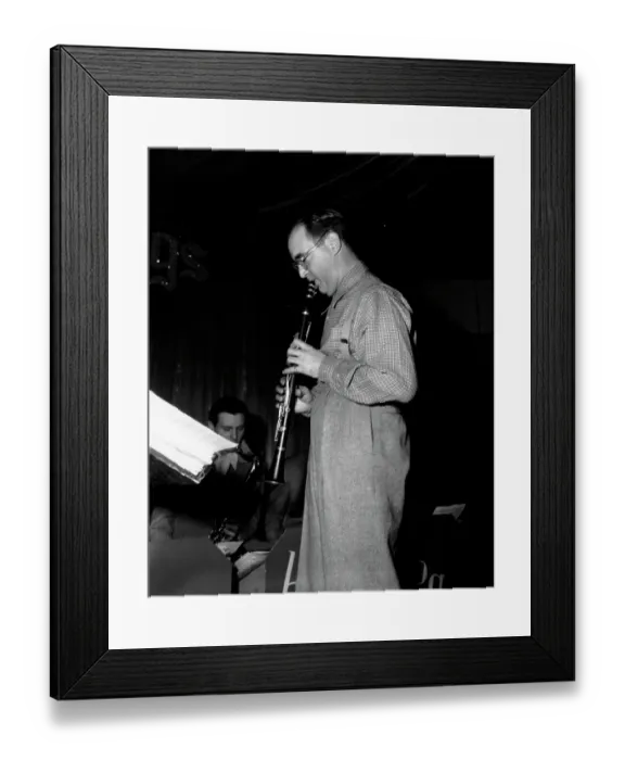 Framed Print : Benny Goodman Performing Framed Print : Benny Goodman Performing