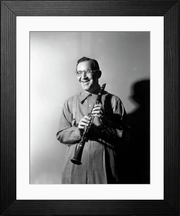 Framed Print : Benny Goodman Portrait Framed Print : Benny Goodman Portrait
