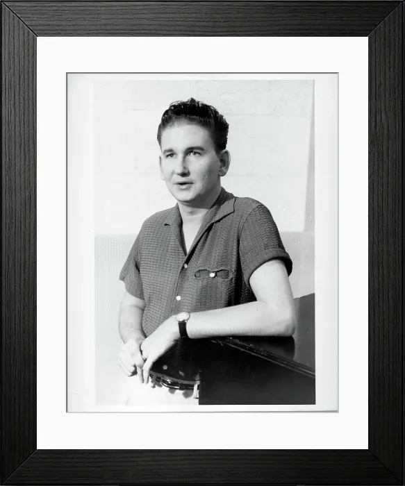 Framed Print : Roy Orbison At Sun Records Framed Print : Roy Orbison At Sun Records