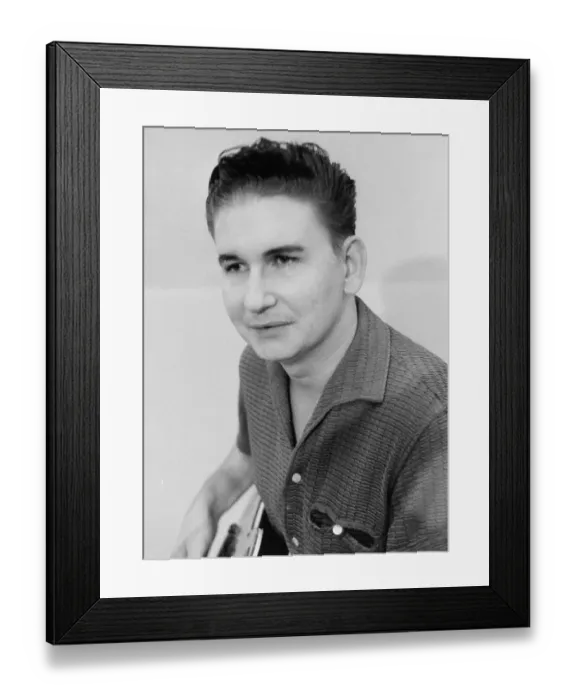 Framed Print : Roy Orbison At Sun Records Framed Print : Roy Orbison At Sun Records