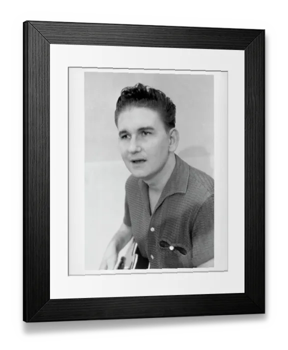 Framed Print : Roy Orbison At Sun Records Framed Print : Roy Orbison At Sun Records
